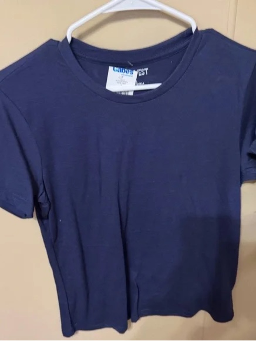 a.n.a Navy Blue Kids Short Sleeve Tee